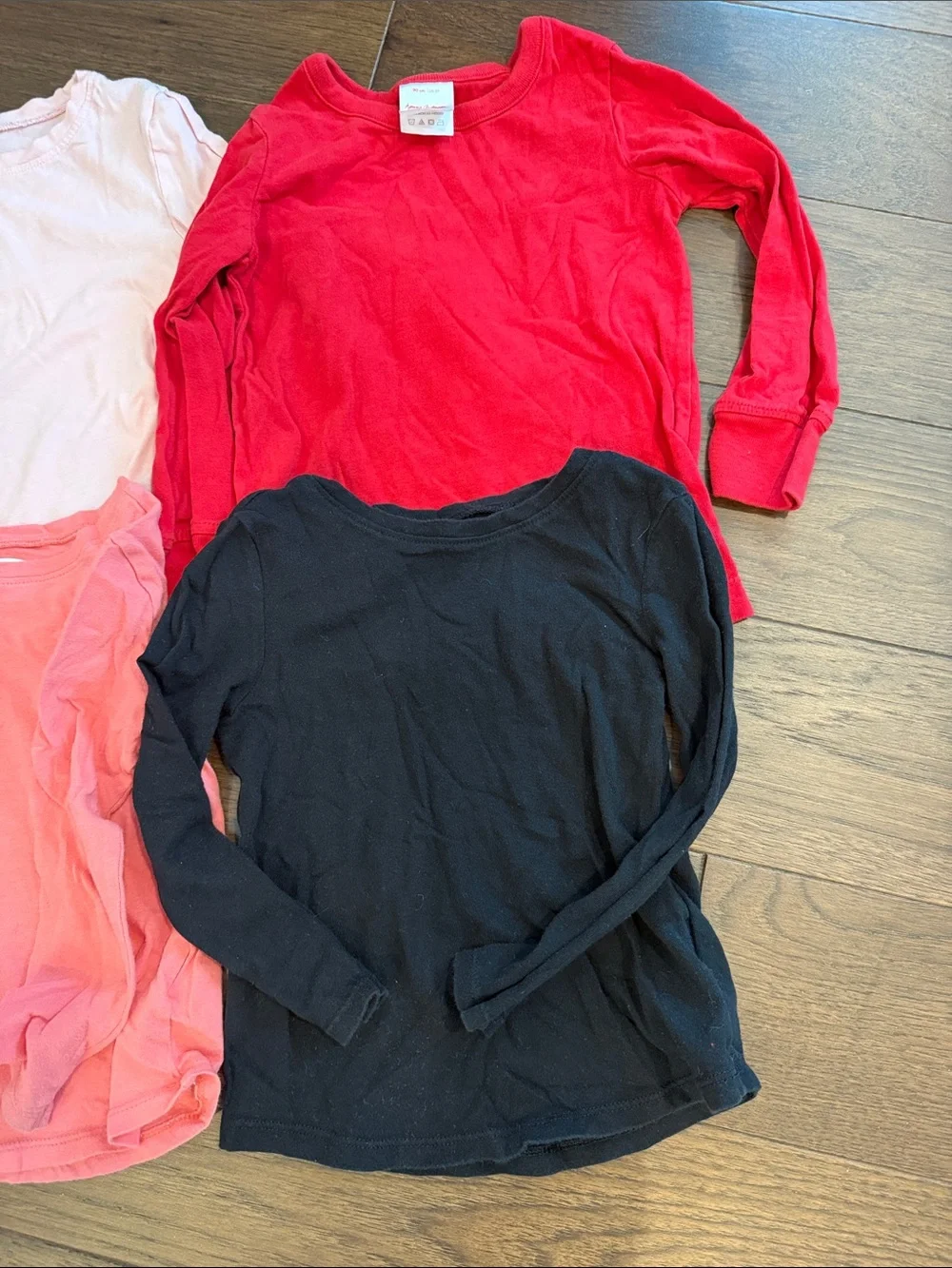 Old Navy / Hanna Andersson Girls Long-Sleeve Tops Set of 4 - C11-287